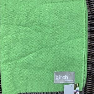 New made in Ireland lambswool throw70” long width56” 2” fringe